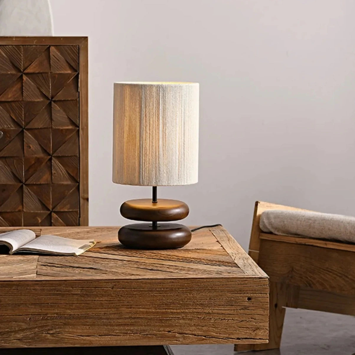 Hikari - Solid Wood Table Lamp