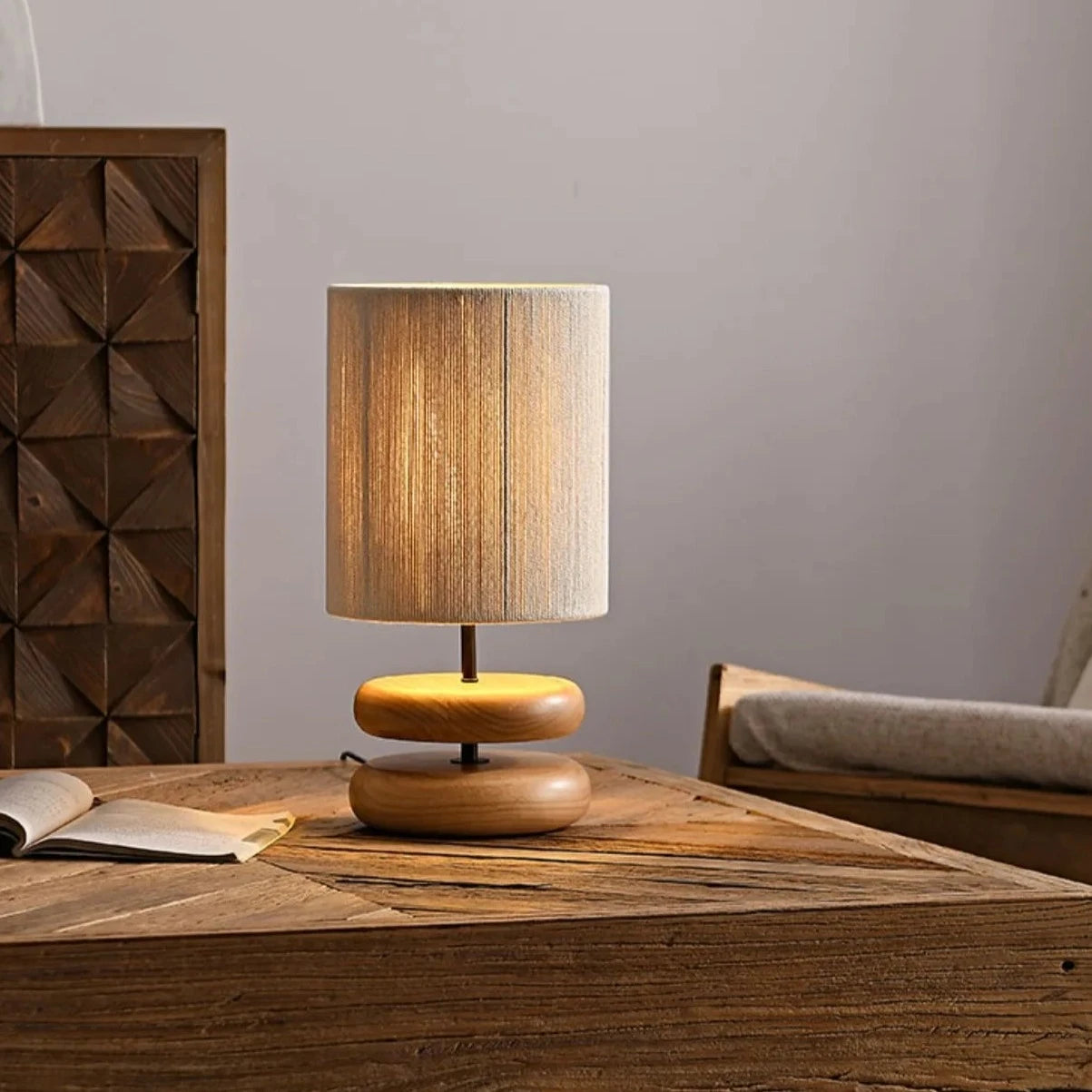 Hikari - Solid Wood Table Lamp