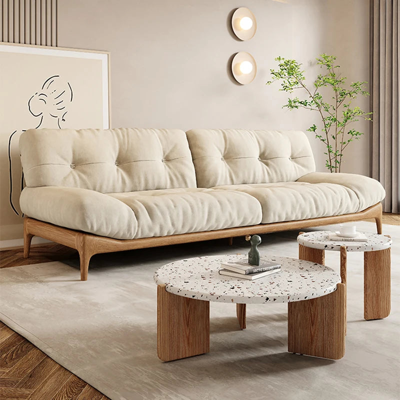 Kenshin - Wooden Minimalist Sofa