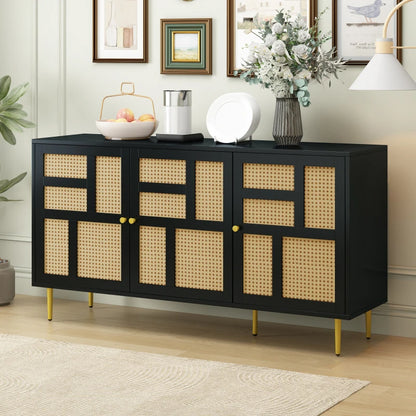 Toshiki - Minimalist Modern Rattan Cabinet