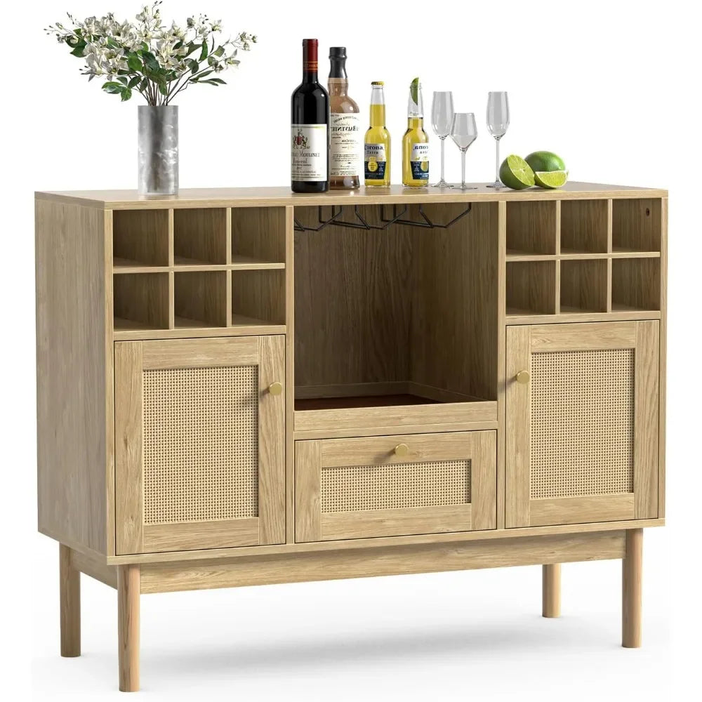 Morita - Rattan Wine Bar Cabinet