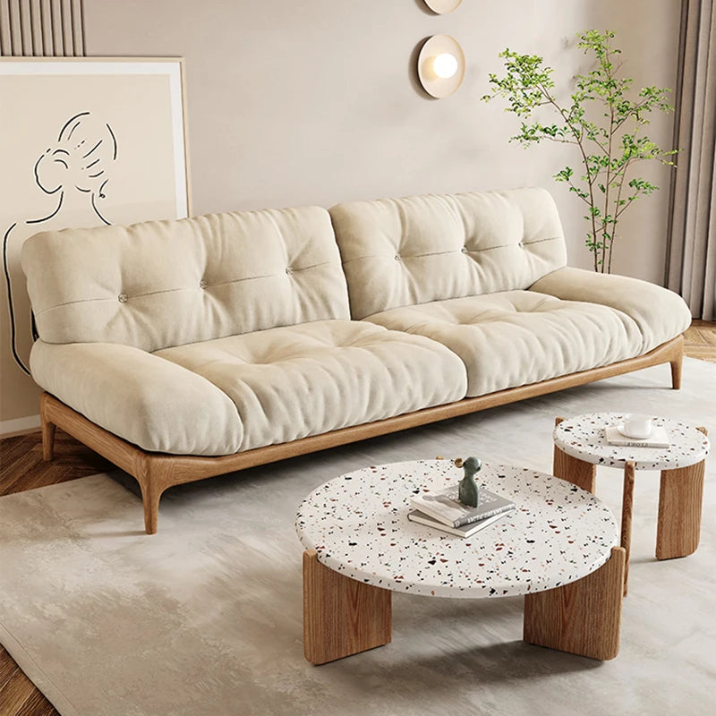 Kenshin - Wooden Minimalist Sofa