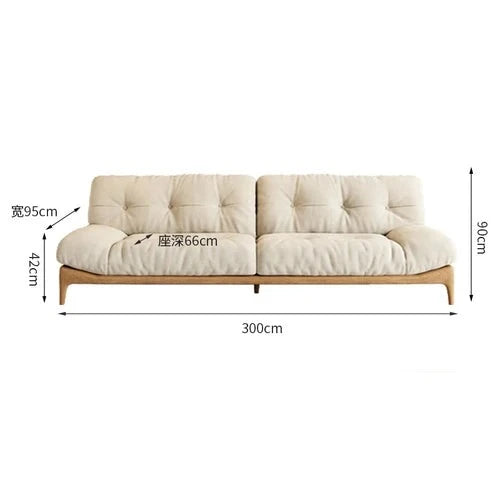 Kenshin - Wooden Minimalist Sofa