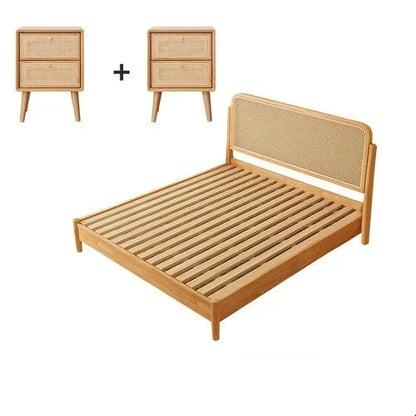 Karin - Rattan Solid Wood Bed